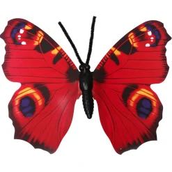 DecoWoerner Decoración De Animales|Decoración De Primavera>2 Deco Mariposas Rojas 50 Cm