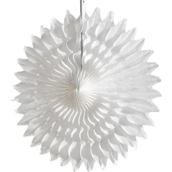 DecoWoerner Decoración Temática>Abanico Decorativo, Ø 30 Cm