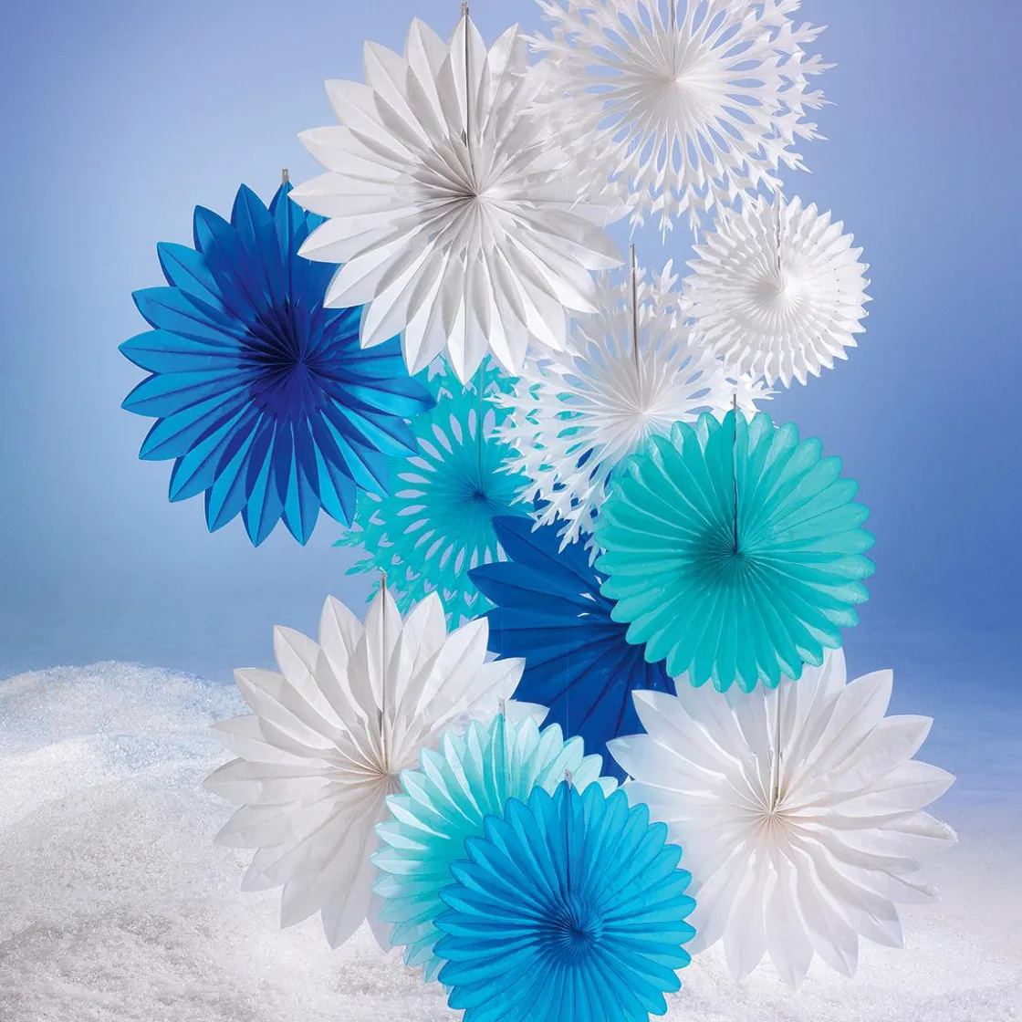 DecoWoerner Decoración Temática>Abanico Decorativo, Ø 30 Cm