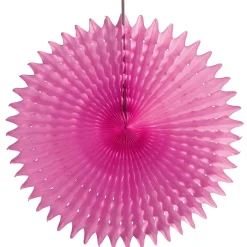 DecoWoerner Decoración Temática>Abanicos Decorativos Fucsia Ø 25 Cm