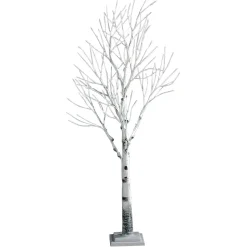 DecoWoerner Decoración De Invierno|Árboles Artificiales>Abedul Artificial, 125 Cm