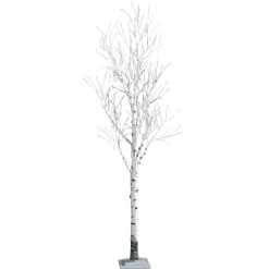 DecoWoerner Decoración De Invierno|Árboles Artificiales>Abedul Artificial, 200 Cm