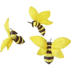 DecoWoerner Decoración De Animales|Decoración De Primavera>Abejas Decorativas 26 Cm, 3 Piezas