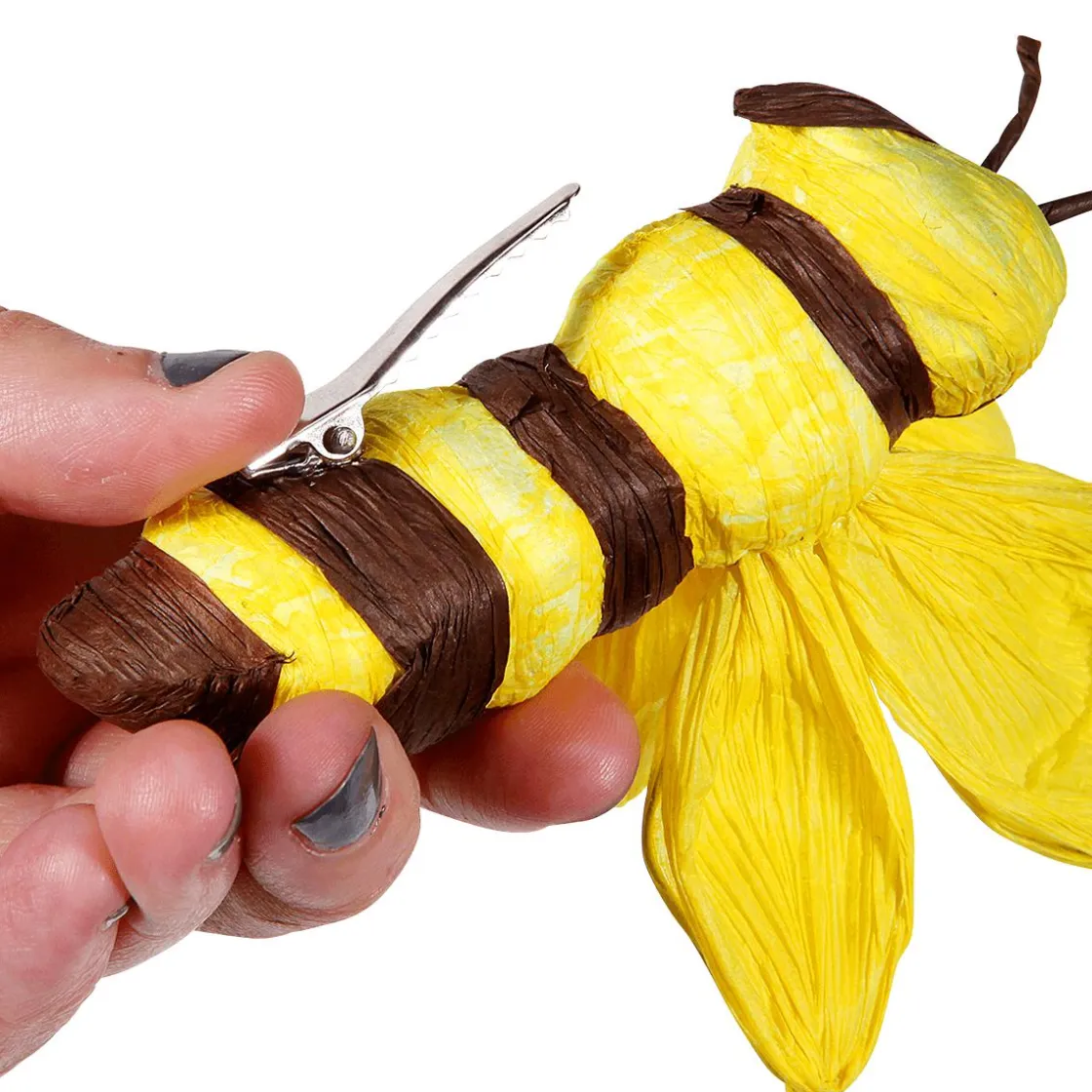 DecoWoerner Decoración De Animales|Decoración De Primavera>Abejas Decorativas 10-14 Cm, 5 Piezas