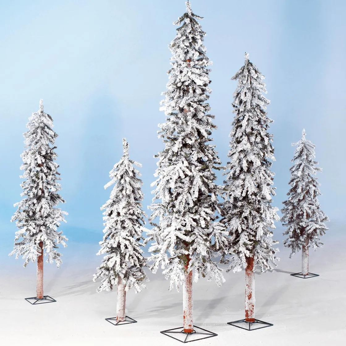 DecoWoerner Árboles De Navidad Artificiales>Abeto Artificial Nevado Abeto Alpino 90 Cm