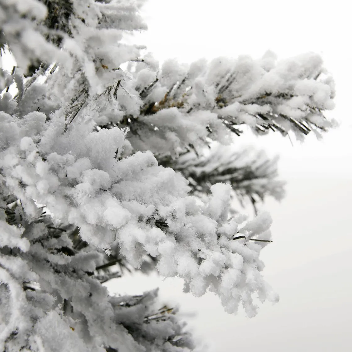 DecoWoerner Árboles De Mesa Y Ramas De Abeto|Árboles De Navidad Artificiales>Abeto Artificial Nevado Con LED 60 Cm