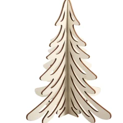 DecoWoerner Figuras De Navidad>Abeto De Madera, 83 Cm De Altura