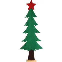 DecoWoerner Figuras De Navidad>Abeto Decorativo Fieltro 122 Cm
