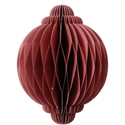 DecoWoerner Decoración Temática|Figuras De Navidad>Adorno Colgante De Papel De Nido De Abeja De Lujo Redondo 11,3 Cm Ø