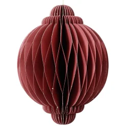 DecoWoerner Decoración Temática|Figuras De Navidad>Adorno Colgante De Papel Nido De Abeja Deluxe Redondo 15 Cm Ø