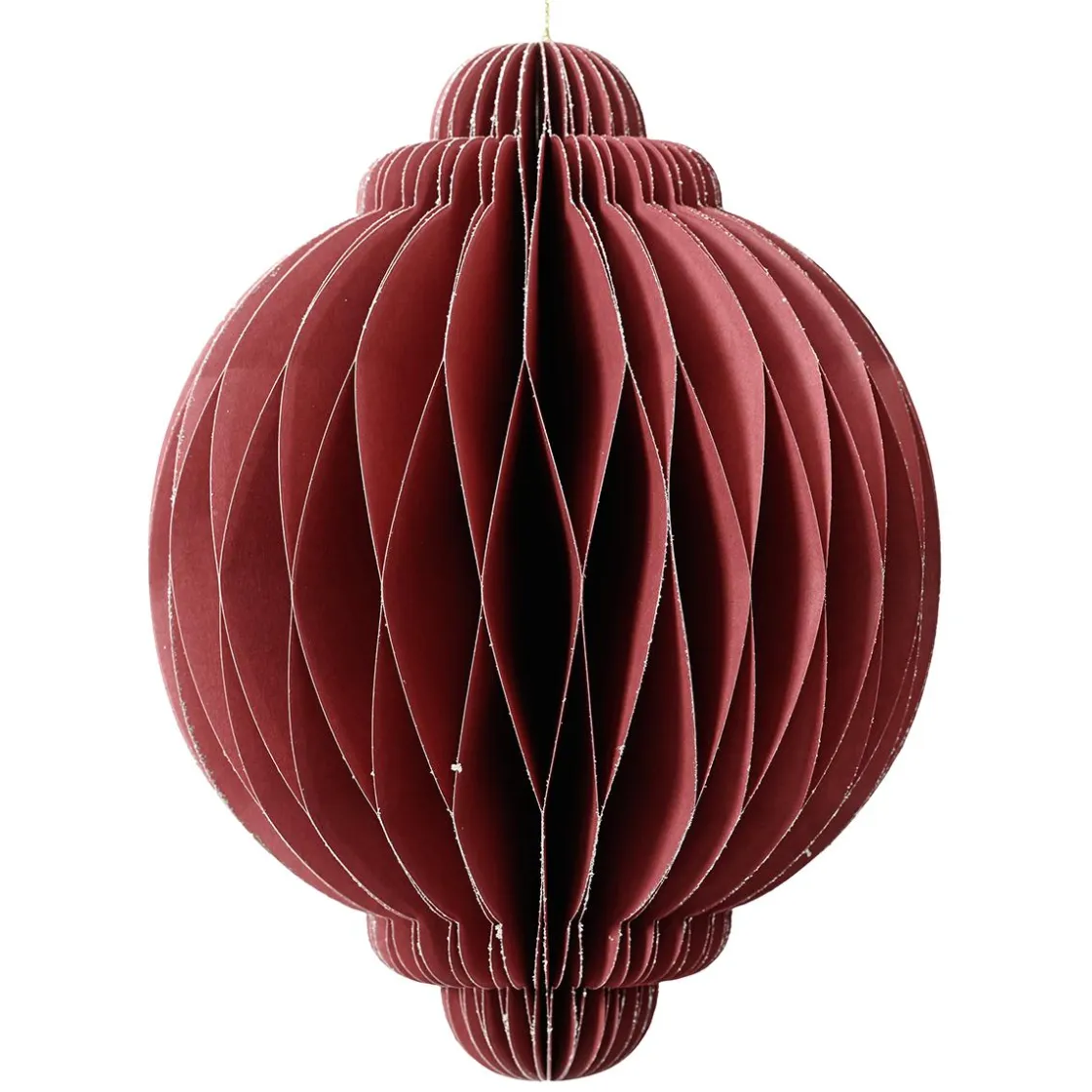DecoWoerner Decoración Temática|Figuras De Navidad>Adorno Colgante De Papel Nido De Abeja Deluxe Redondo 15 Cm Ø