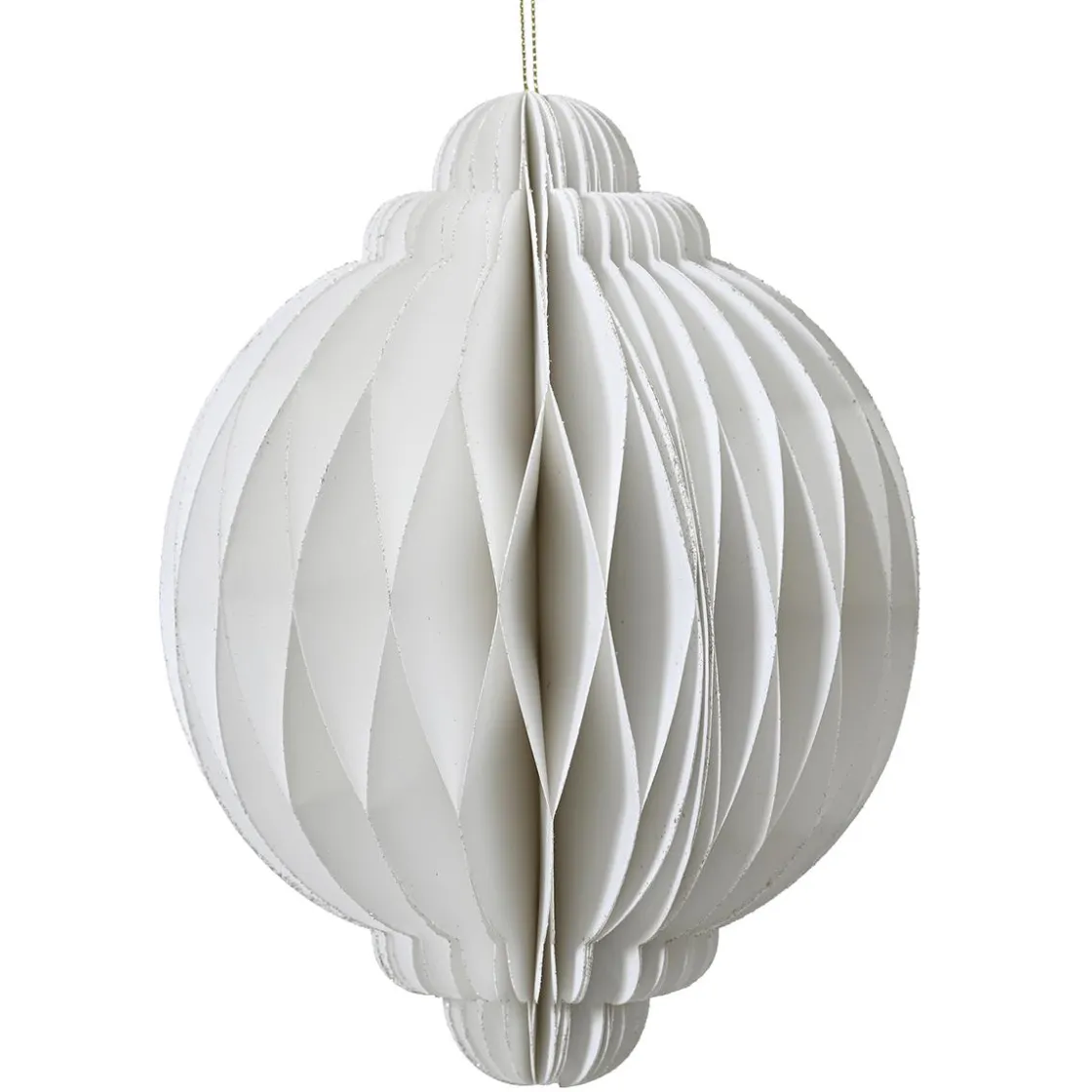 DecoWoerner Decoración Temática|Figuras De Navidad>Adorno Colgante De Papel De Nido De Abeja De Lujo Redondo De 30 Cm Ø
