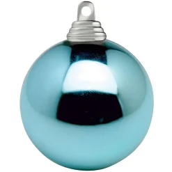 DecoWoerner Bolas De Navidad>Adornos De Navidad Brillantes De Color Claro, De Plástico Ignífugo, De 6 Cm De Diámetro - 24 Unidades.
