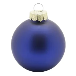 DecoWoerner Bolas De Navidad>Adornos Navideños De Cristal Con 3 Acabados Diferentes En Oscuro