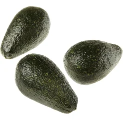 DecoWoerner Verduras Y Hierbas|Frutas>Aguacate De Imitación, 3 Piezas