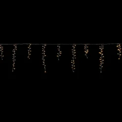 DecoWoerner Luces De Navidad>Alambre LED Icicle Light "Fuegos Artificiales", Cortina De Luces Anchura 385 Cm
