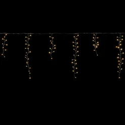 DecoWoerner Luces De Navidad>Alambre LED Icicle Light "Fuegos Artificiales", Cortina De Luces Anchura 385 Cm