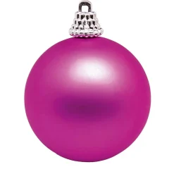 DecoWoerner Bolas De Navidad>Alfombra, Bolas De Plástico De Navidad, 6 Cm Ø - 24 Piezas