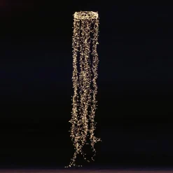 DecoWoerner Luces De Navidad>Anillo De Luces De Alambre "Fuegos Artificiales", Longitud 185 Cm, Ø 30 Cm