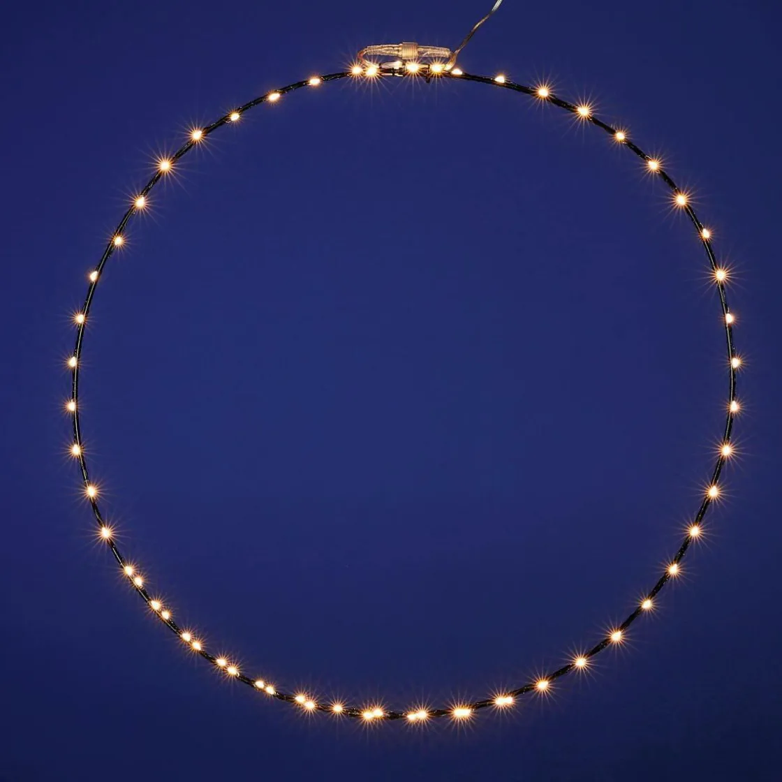 DecoWoerner Luces De Navidad>Anillo De Luces LED Para Exteriores, LED Cálido, Ø 50 Cm