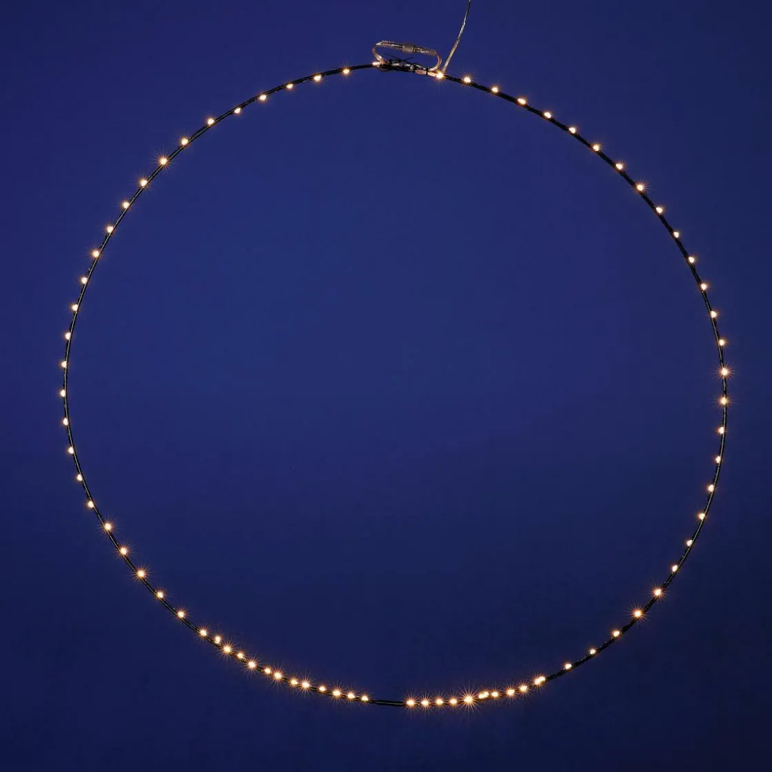 DecoWoerner Luces De Navidad>Anillo De Luces LED Para Exteriores, LED Cálido, Ø 75 Cm