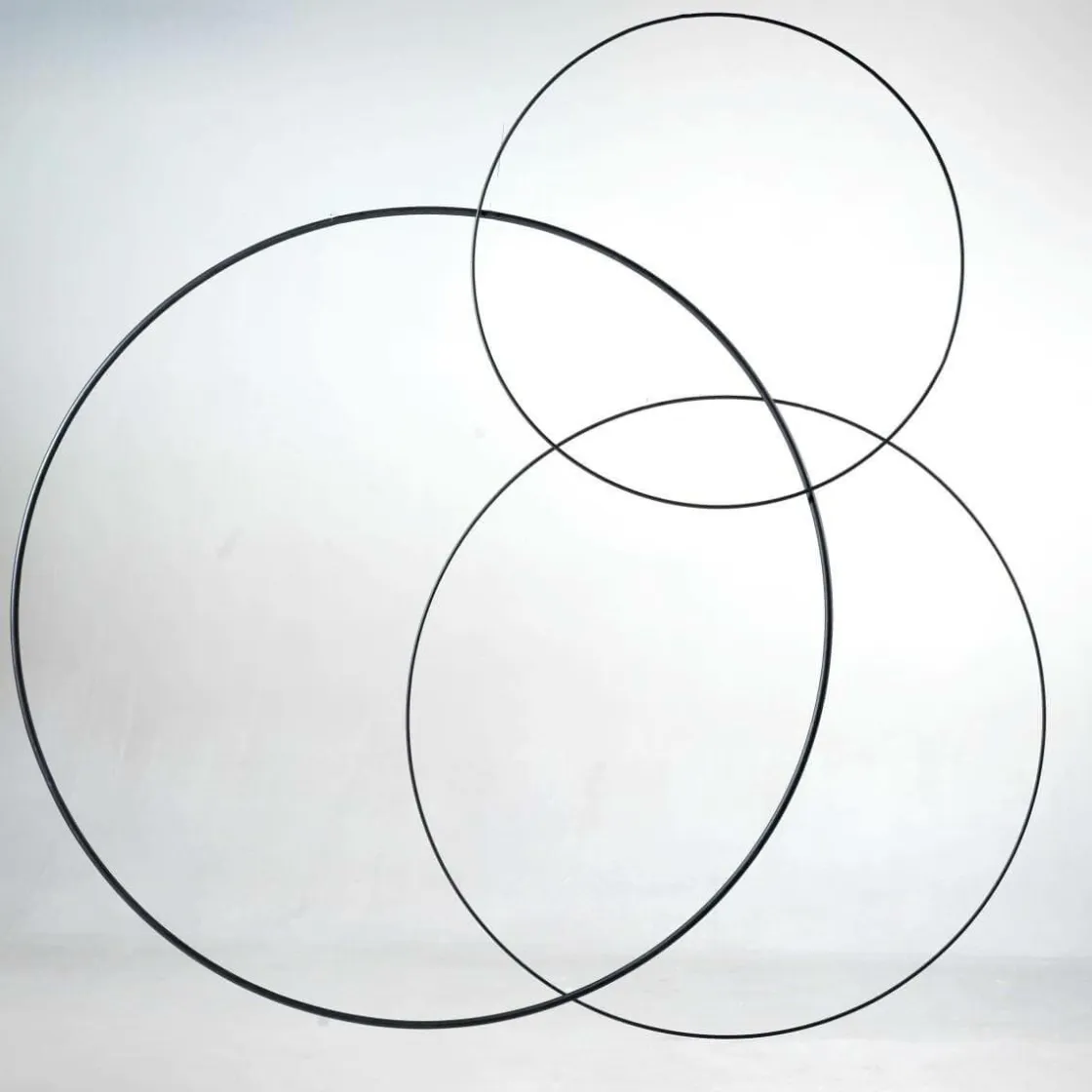 DecoWoerner Ayudas Y Herramientas De Decoración|Decoración De Otoño>Anillo Decorativo De Metal, Entre 58 - 60 Cm Ø