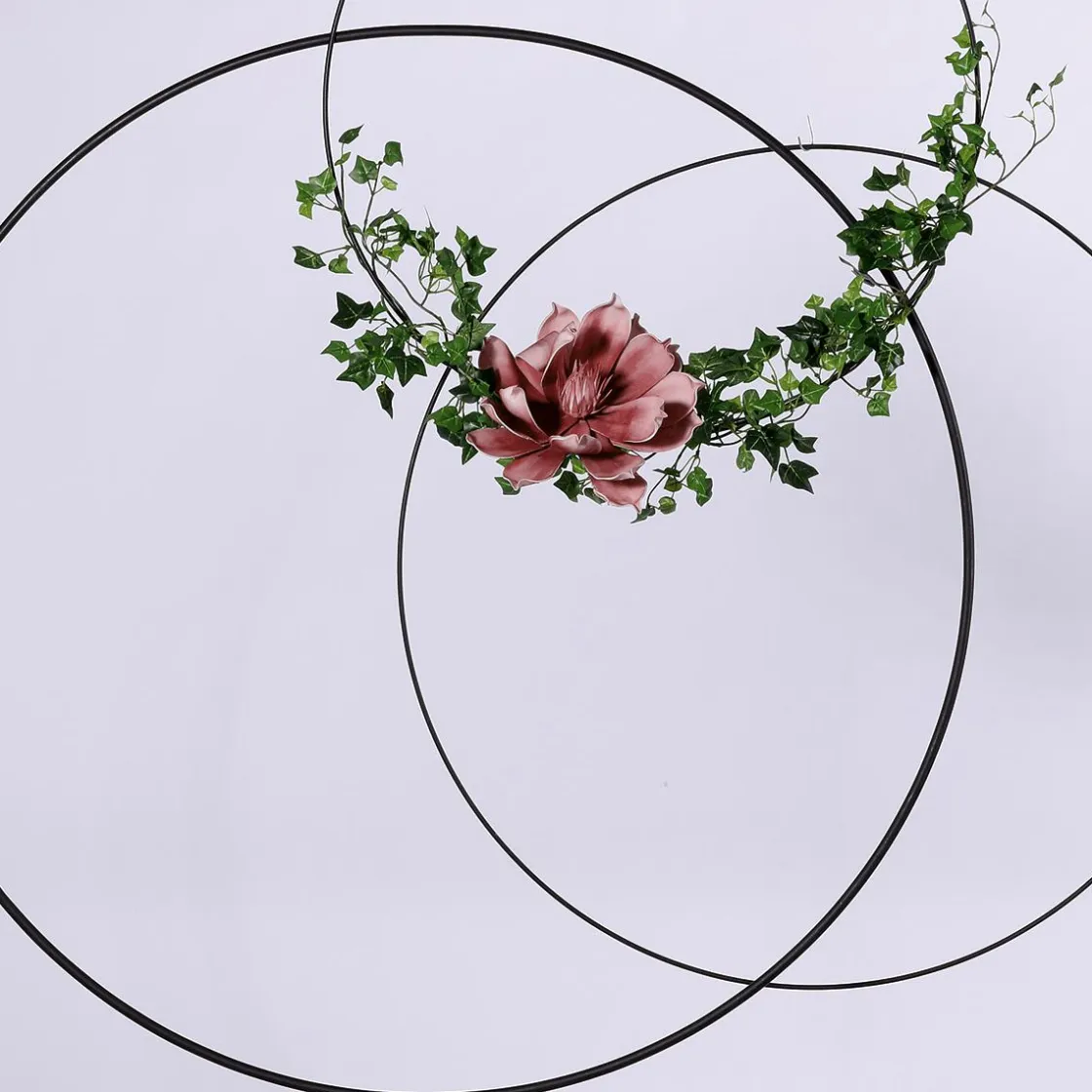 DecoWoerner Ayudas Y Herramientas De Decoración|Decoración De Otoño>Anillo Decorativo De Metal, Ø 100 Cm