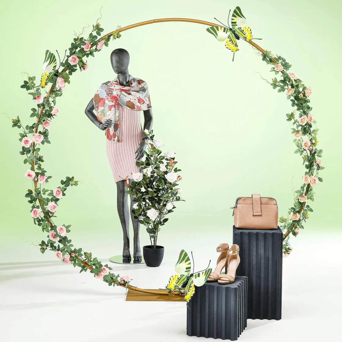 DecoWoerner Ayudas Y Herramientas De Decoración|Decoración Temática>Anillo Decorativo De Metal, Ø 200 Cm