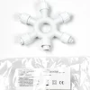 DecoWoerner Luces De Navidad>Anillo Distribuidor 5gang Para LED Profi System Blanco