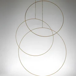 DecoWoerner Ayudas Y Herramientas De Decoración>Anillos Decorativos De Metal 3 Piezas Ø 50-75 Cm