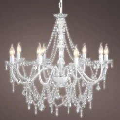 DecoWoerner Luz Decorativa|Decoración Temática>Araña Acrílica Decorativa De 80 Cm