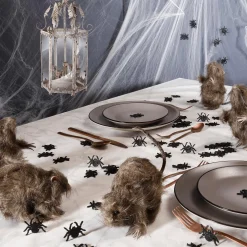 DecoWoerner Decoración De Animales|Decoración Dispersa>Arañas Decorativas Con Purpurina 72 Unidades En