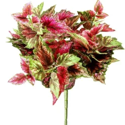DecoWoerner Plantas Verdes|Hojas>Arbusto De Begonia Artificial , 30 Cm