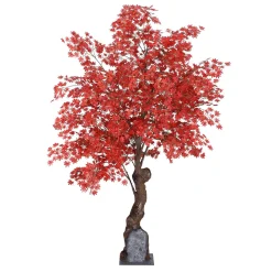 DecoWoerner Decoración De Otoño|Árboles Artificiales>Arce Artificial árbol De Otoño, 240 Cm
