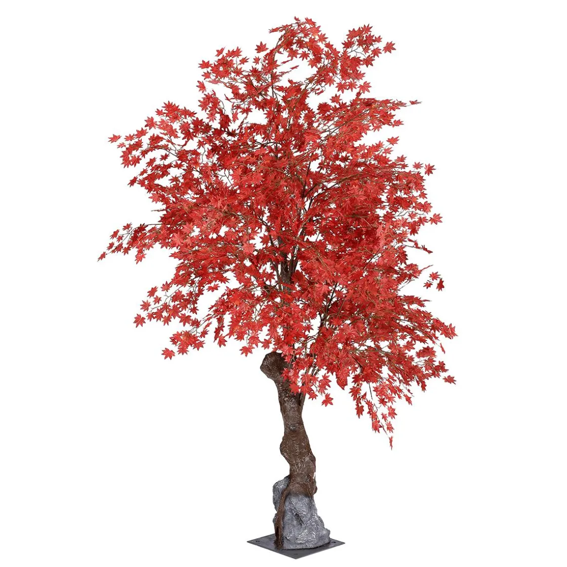 DecoWoerner Decoración De Otoño|Árboles Artificiales>Arce Artificial árbol De Otoño, 240 Cm