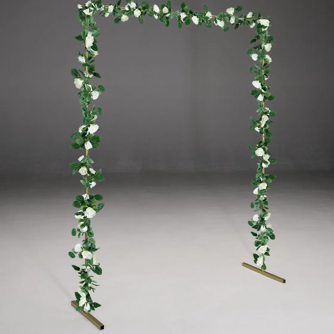 DecoWoerner Decoración Temática|Decoración De Invierno>Arco De Uva, Expositor Arco Metálico 200 Cm