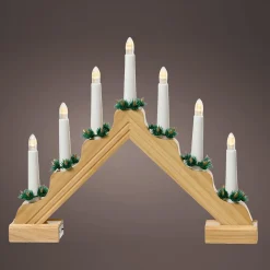 DecoWoerner Figuras De Navidad|Luces De Navidad>Arco De Velas LED Blanco Cálido