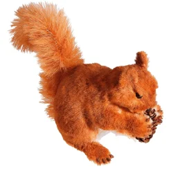 DecoWoerner Decoración De Animales|Decoración De Otoño>Ardilla Decorativa Altura 28 Cm