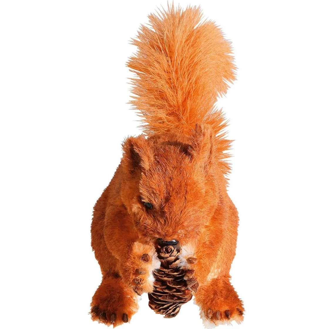 DecoWoerner Decoración De Animales|Decoración De Otoño>Ardilla Decorativa Altura 28 Cm