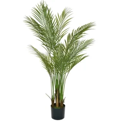 DecoWoerner Árboles Artificiales|Plantas Artificiales Ignífugas>Areca Artificial En Maceta Ignífuga 150 Cm