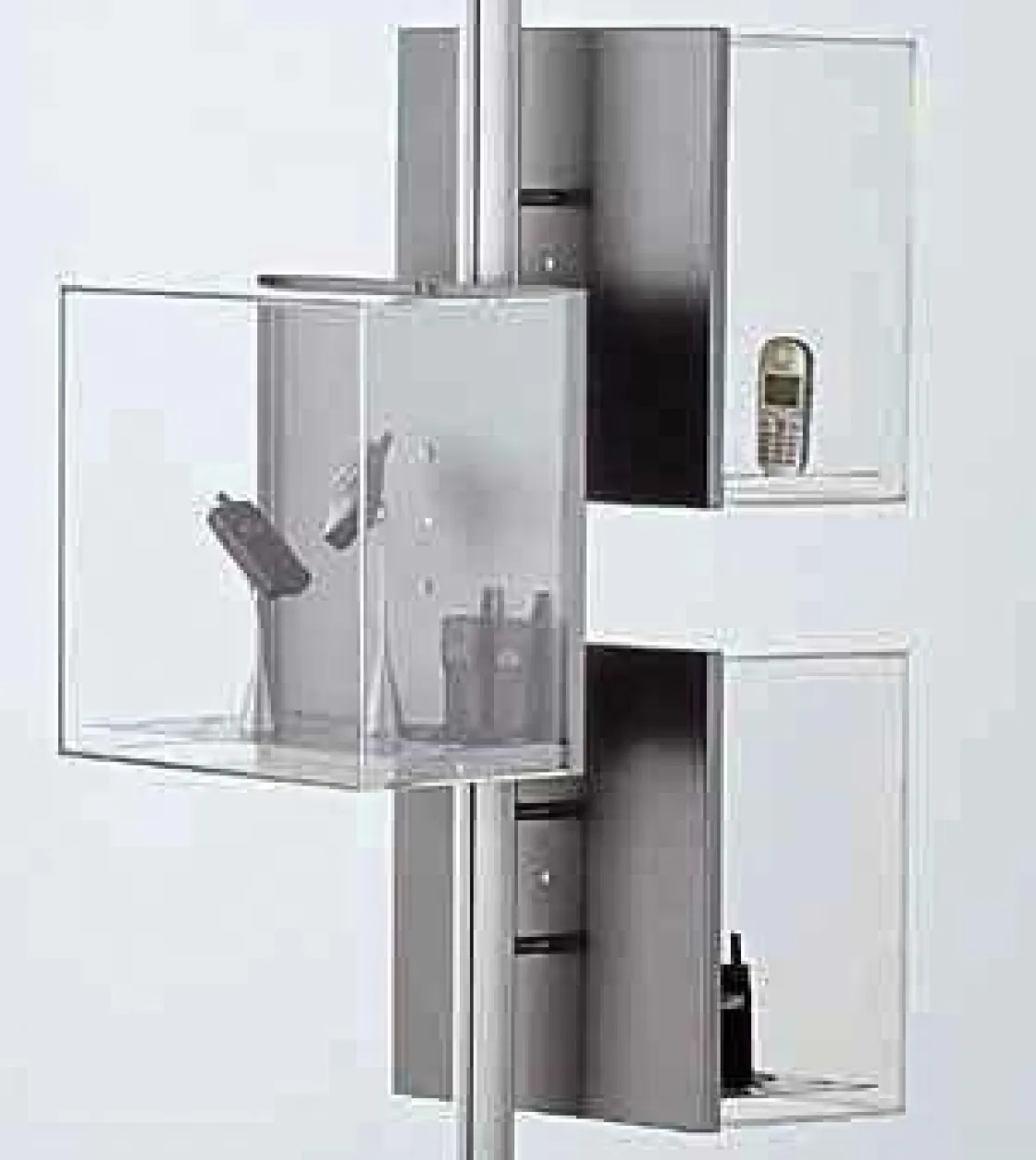 DecoWoerner Expositores Para Tiendas>Armario De Pared Para Exposiciones 42 X 42 X 25 Cm