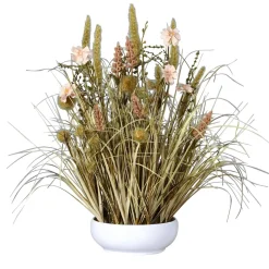 DecoWoerner Decoración De Otoño|Flores Artificiales>Arreglo Floral Seco De Flores Artificiales