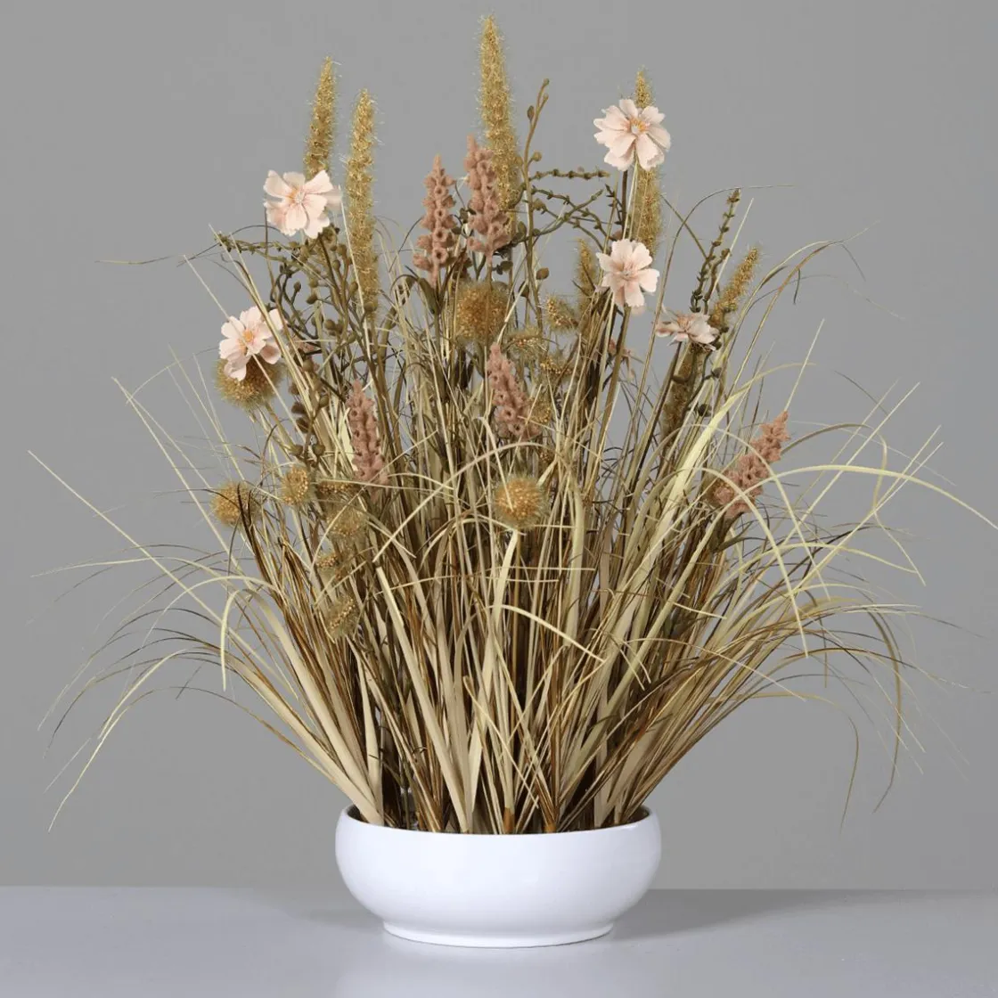 DecoWoerner Decoración De Otoño|Flores Artificiales>Arreglo Floral Seco De Flores Artificiales