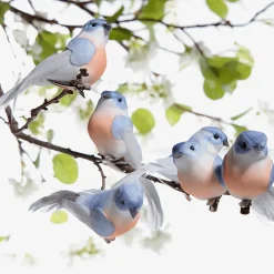DecoWoerner Decoración De Animales|Decoración De Primavera>Aves Decorativas, Color , 10 Cm, 6 Piezas