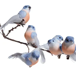 DecoWoerner Decoración De Animales|Decoración De Primavera>Aves Decorativas, Color , 10 Cm, 6 Piezas