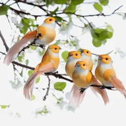 DecoWoerner Decoración De Animales|Decoración De Primavera>Aves Decorativas, Color , 10 Cm, 6 Piezas