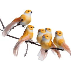 DecoWoerner Decoración De Animales|Decoración De Primavera>Aves Decorativas, Color , 10 Cm, 6 Piezas