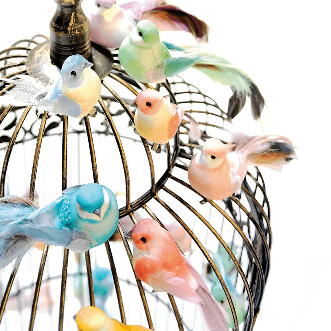 DecoWoerner Decoración De Animales|Decoración De Primavera>Aves Decorativas, Color , 10 Cm, 6 Piezas