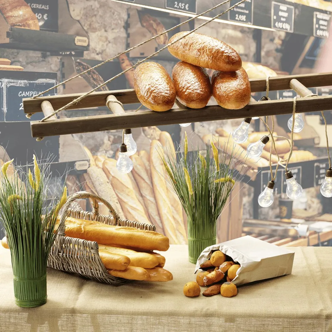 DecoWoerner Pan Y Pastel>Baguette Alimento De Imitación 58 Cm