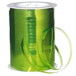 DecoWoerner Cintas De Regalo>Banda Metálica Brillante, Anchura 5 Mm, Color Manzana